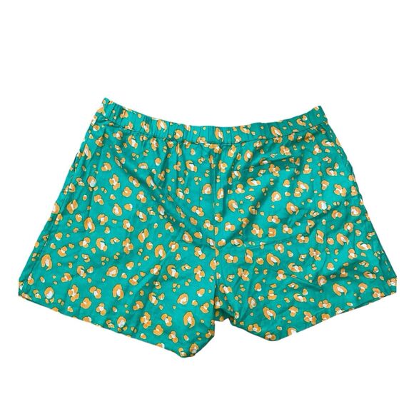 Tabitha Brown Target Shorts 3X Leopard Animal Print High Rise Pleat Linen 554 - Picture 7 of 9